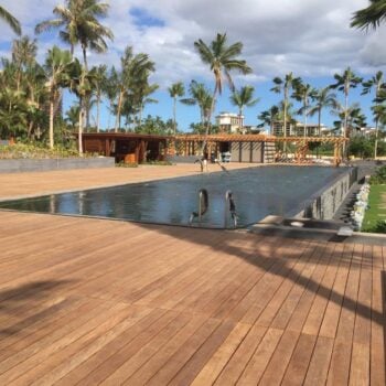 Ipe Wood Decking Pool Surround at Four Seasons Resort