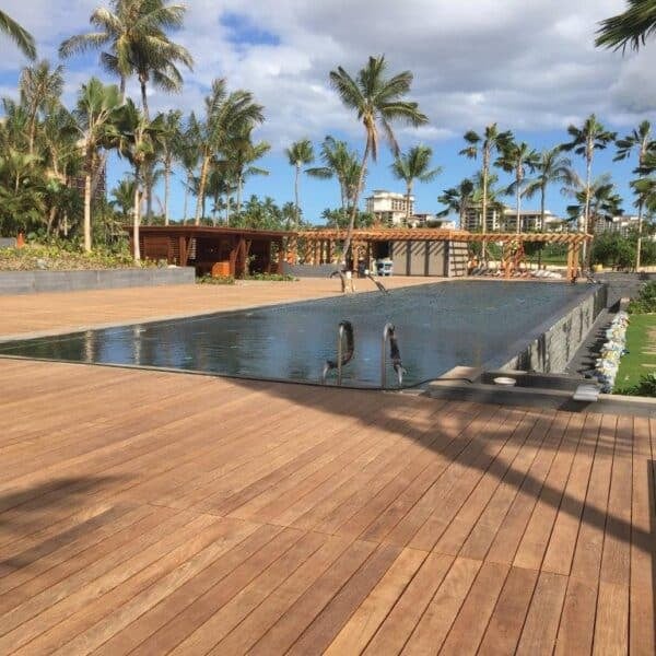 Ipe Wood Decking Pool Surround at Four Seasons Resort