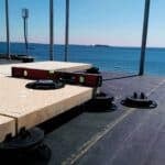 Concrete Pavers over Buzon Pedestals at Westchester Country Club - HDG-Building-Materials