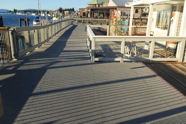 LaConner Boardwalk with Micromesh Grating Panels