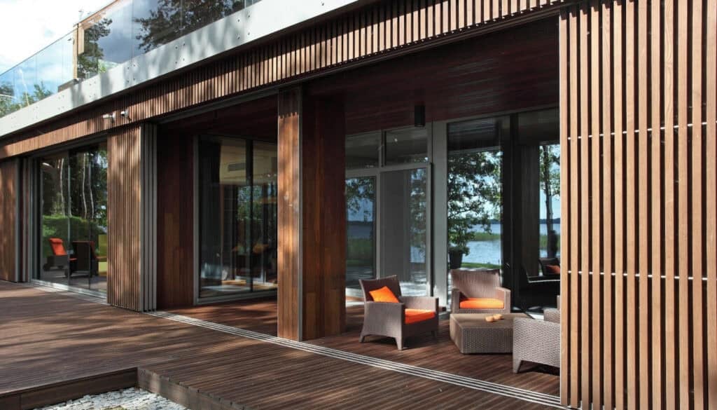 Thermory Ash Siding Vertical Design