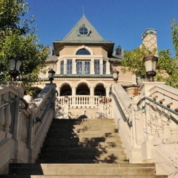 Natural Granite Stone Stairs and Approach at Winery
