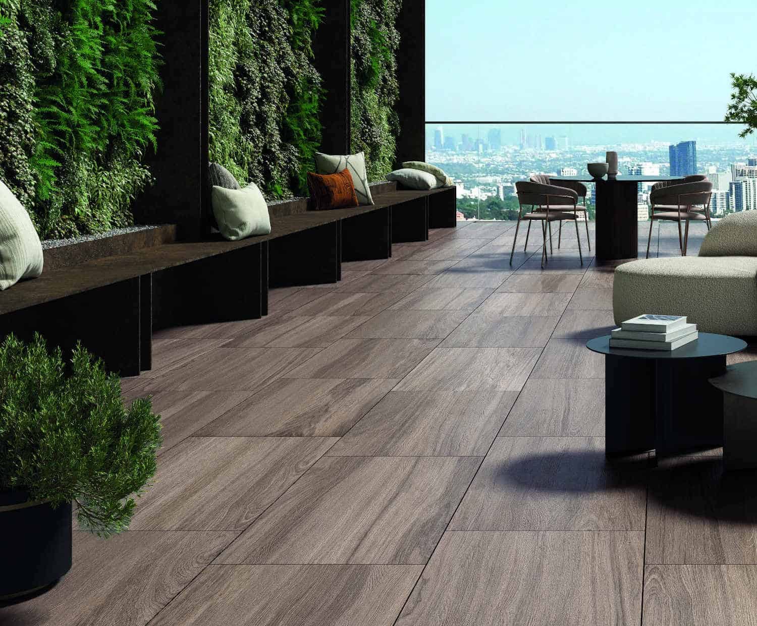 Aged Pine Wood Look Porcelain Paver Planks - HDG Building Materials
