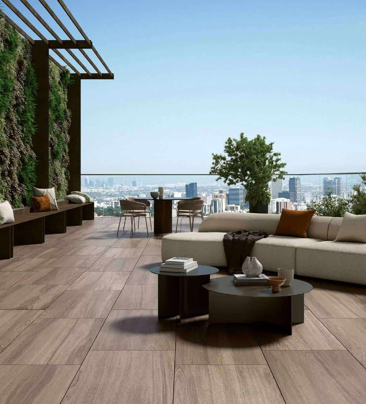 Aged Pine Wood Look Porcelain Paver Planks - HDG Building Materials