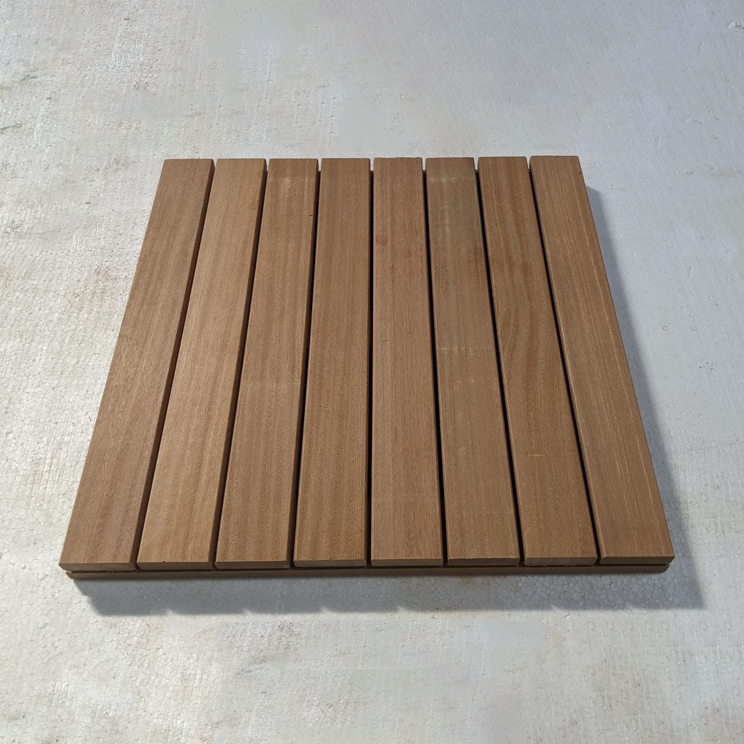 24 x 24 x 1 5/8 inch HDG Yellow Balau Hardwood Paver