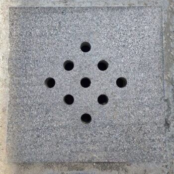 Drilled Natural Granite Stone Drainage Paver from HDG Building Materials