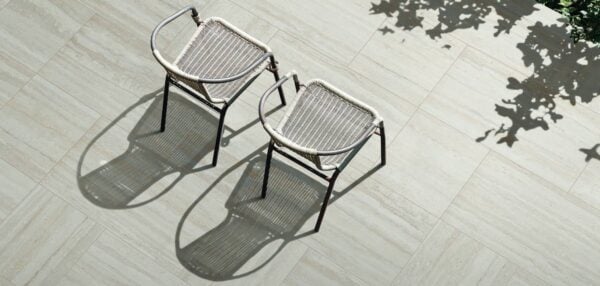 Patio with 24x24-inch-and-24x48-inch-2CM-Listo-White-Matte-Finish-Porcelain-Pavers-Feature
